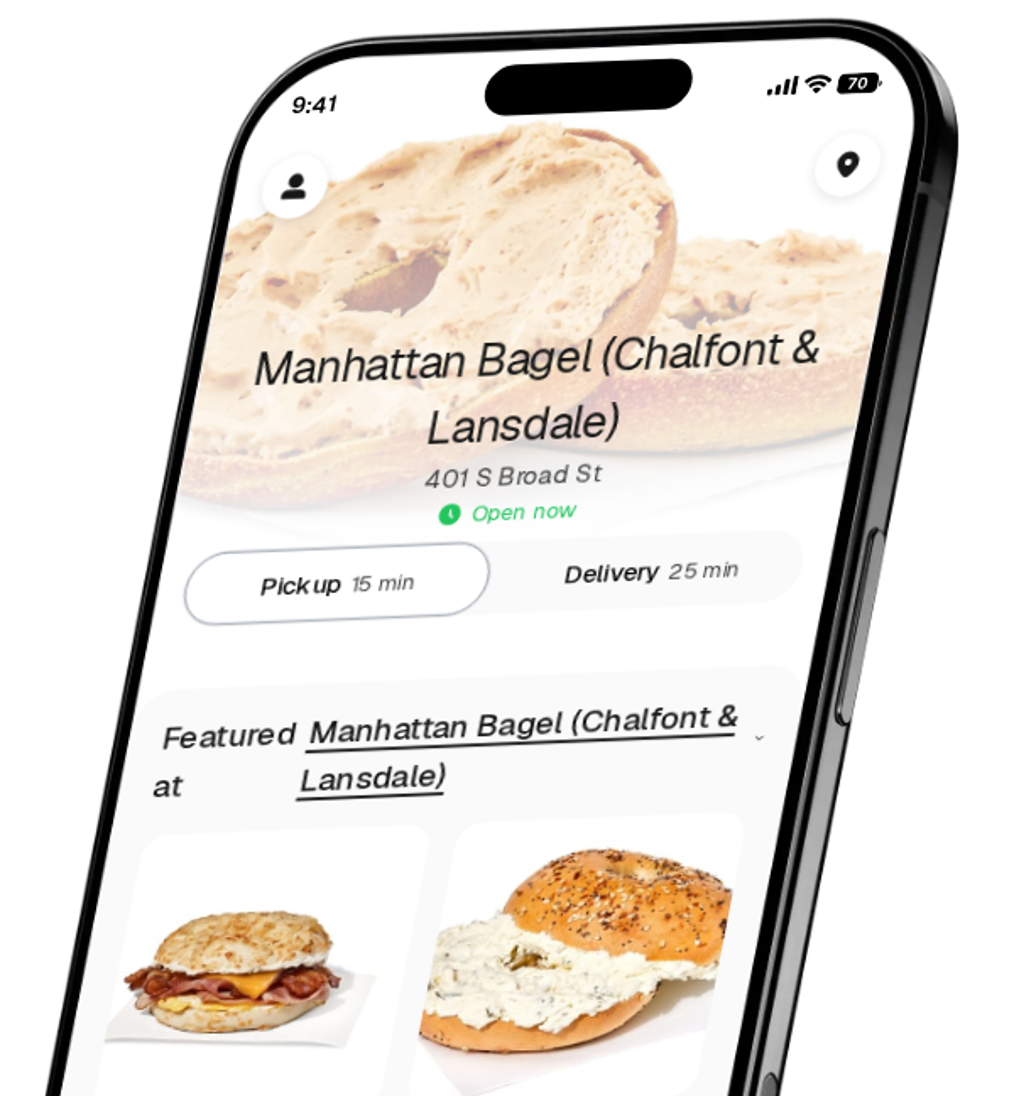 Manhattan Bagel (Chalfont & Lansdale) app preview