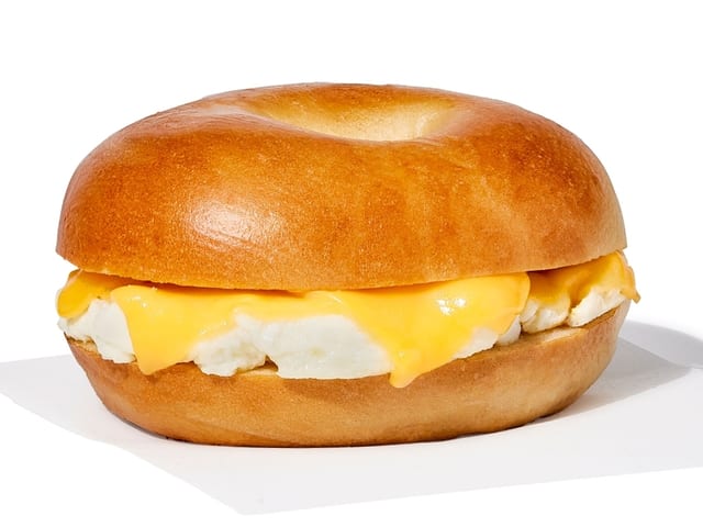 Egg and Cheese Bagel.