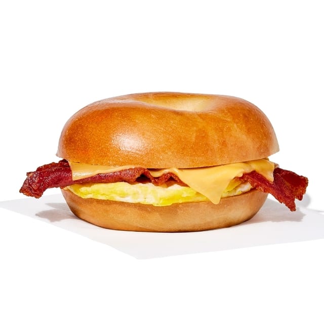 Meat, Egg, & Cheese Bagel.