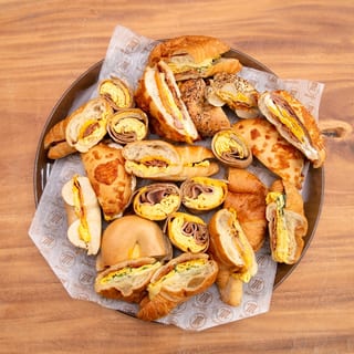 Signature Breakfast Sandwich Box — Serves 12