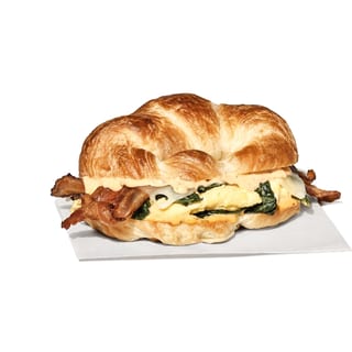 Spinach Bacon Swiss Croissant