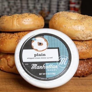 Value Pack Half Dozen – 6 Bagels + 1 Cream Cheese Tub